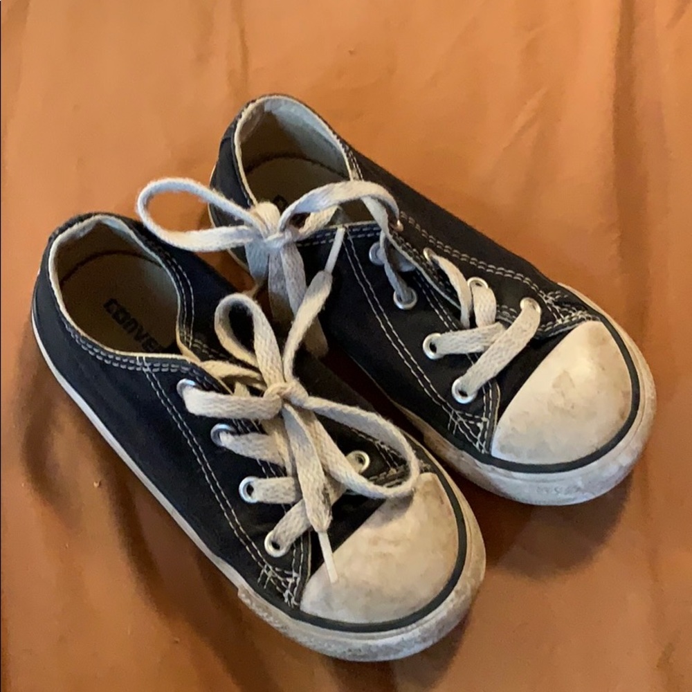Toddler converse, navy blue